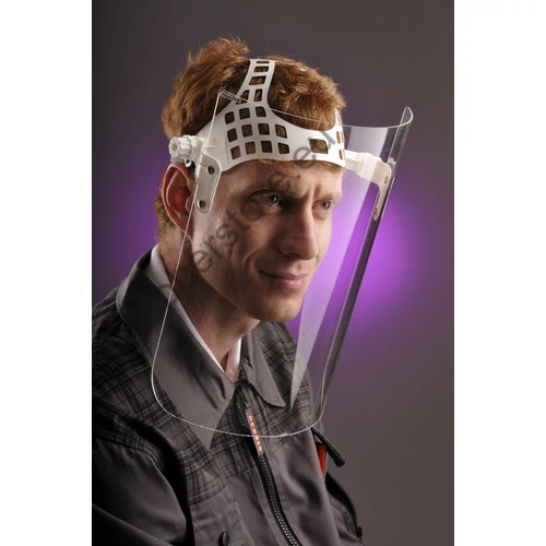 Protective shield 330 x 290 mm of clear PMMA, thickness 2 mm