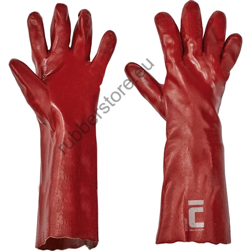 REDSTART dipped PVC gloves 45 cm - 10