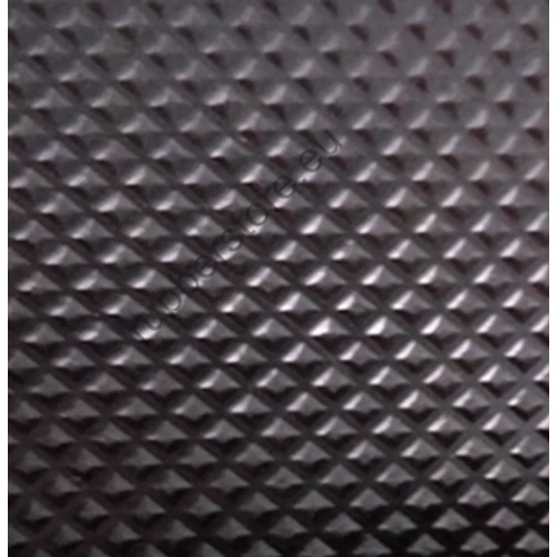 Rhombus pattern anti-slip rubber flooring 3x1100 mm
