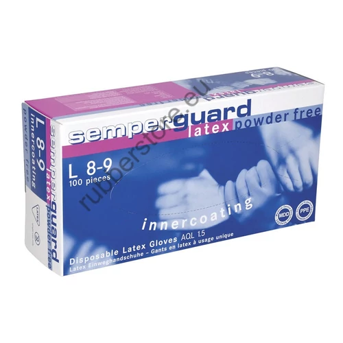 Semperguard latex gloves