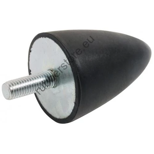 Conical rubber mount