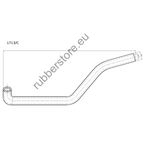 Multicar water coolant pipe 1713/C