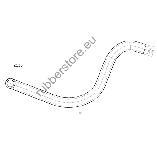Honda water coolant pipe 2125