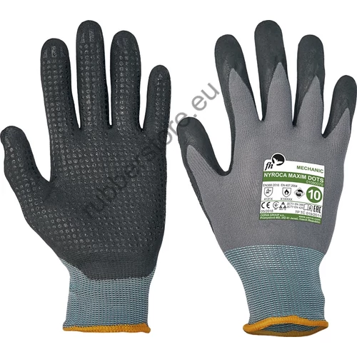 NYROCA MAXIM DOTS dipped gloves