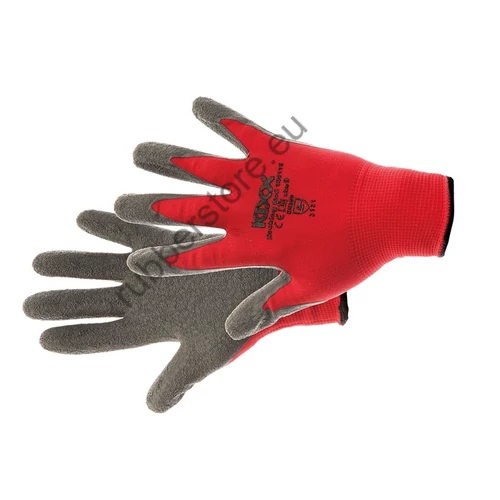 ROCKING RED coated gloves