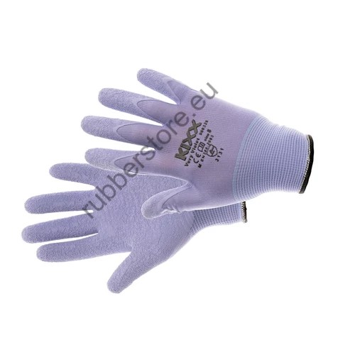 VERY VIOLET coated gloves - 8