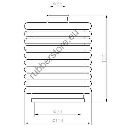 HW dust cover 23/70