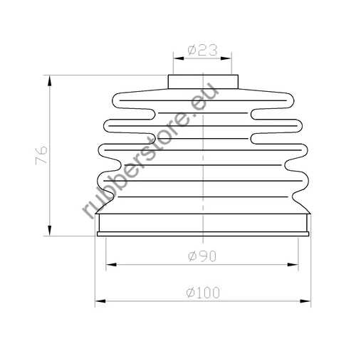 IFA shifter dust cover 23x90 mm