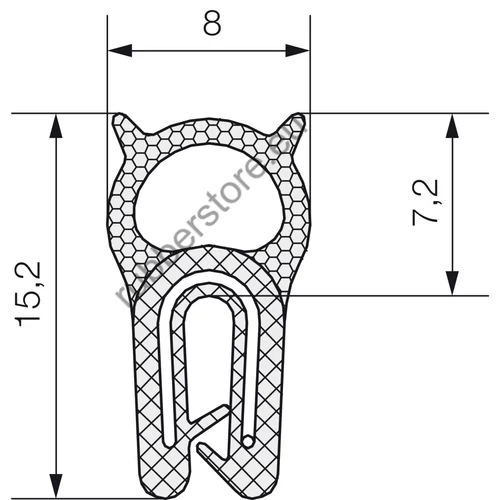 Combined profile 5703 0,5-1,5 mm