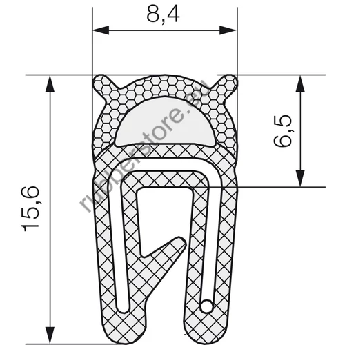 Combined profile 5704 1-2 mm