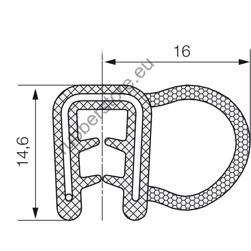 Combined profile 5730 1,5-3 mm