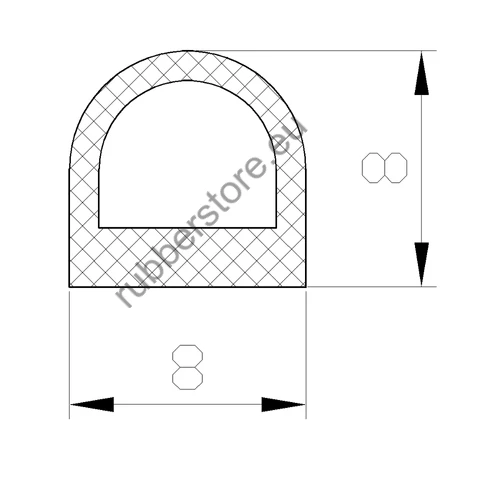 White "D" profile