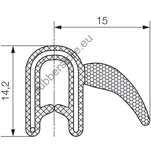 Combined profile 5701 1-2,5 mm