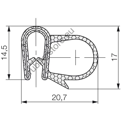 Combined profile 5729 1-3,5 mm