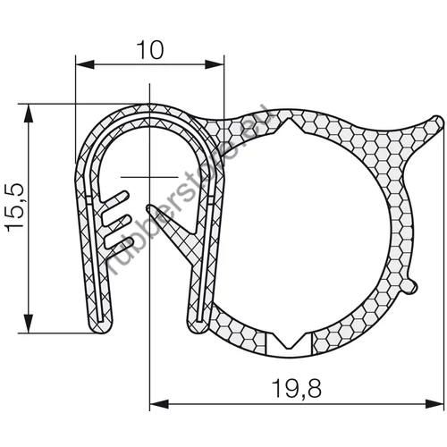 Combined profile 5731 1-3,5 mm
