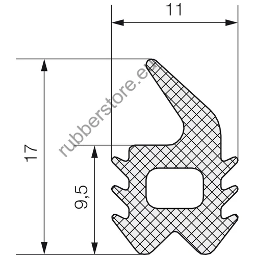 PVC profile 9001