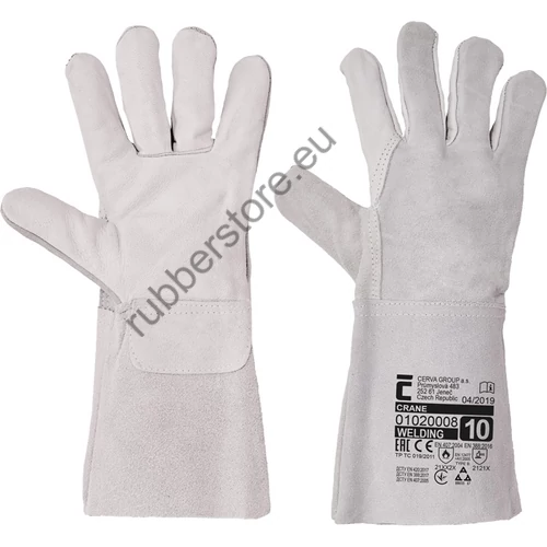 CRANE leather gloves - 10
