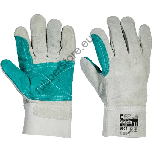 MAGPIE FULL leather gloves - 11