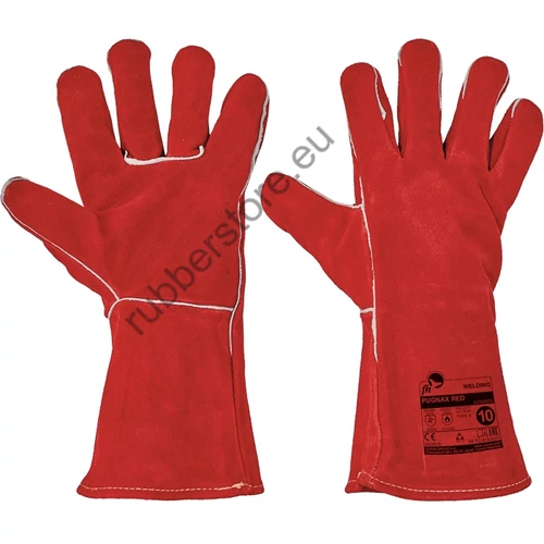 PUGNAX RED FH leather gloves - 10