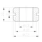 Rubber grommet 22/18/13 x 10/2 mm 