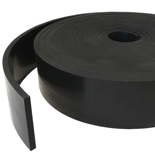 SBR Rubber strip smooth - 4,6 meters long -  - Online rubber  store, rubber products